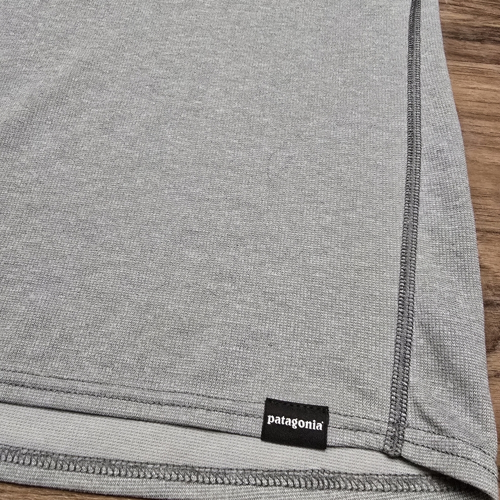 Patagonia Men's Capilene Gray Midweight Crewneck Size S - Picture 3 of 5